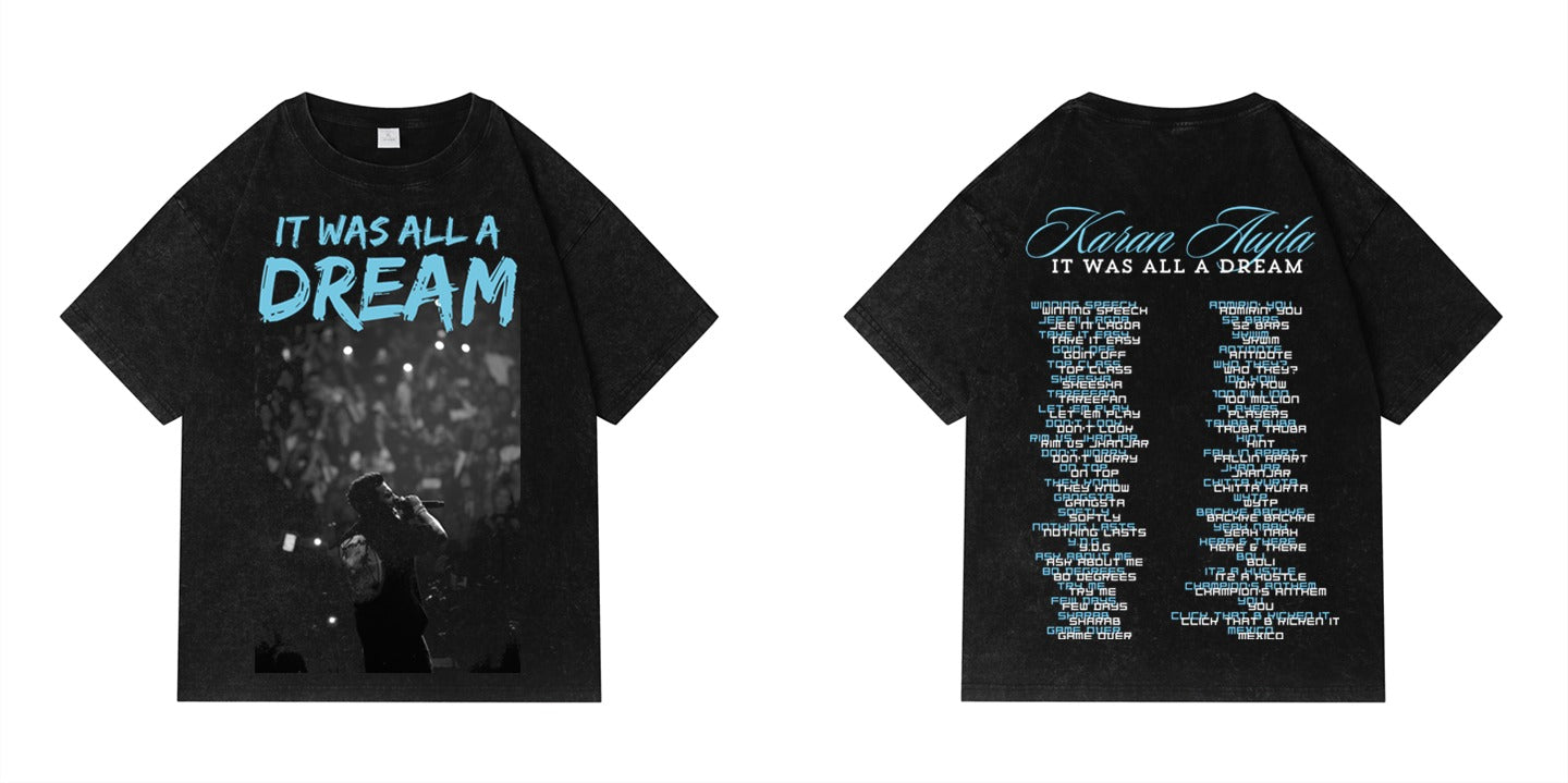 Karan aujla T shirts 2024 ( IT WAS ALL A DREAM TOUR )