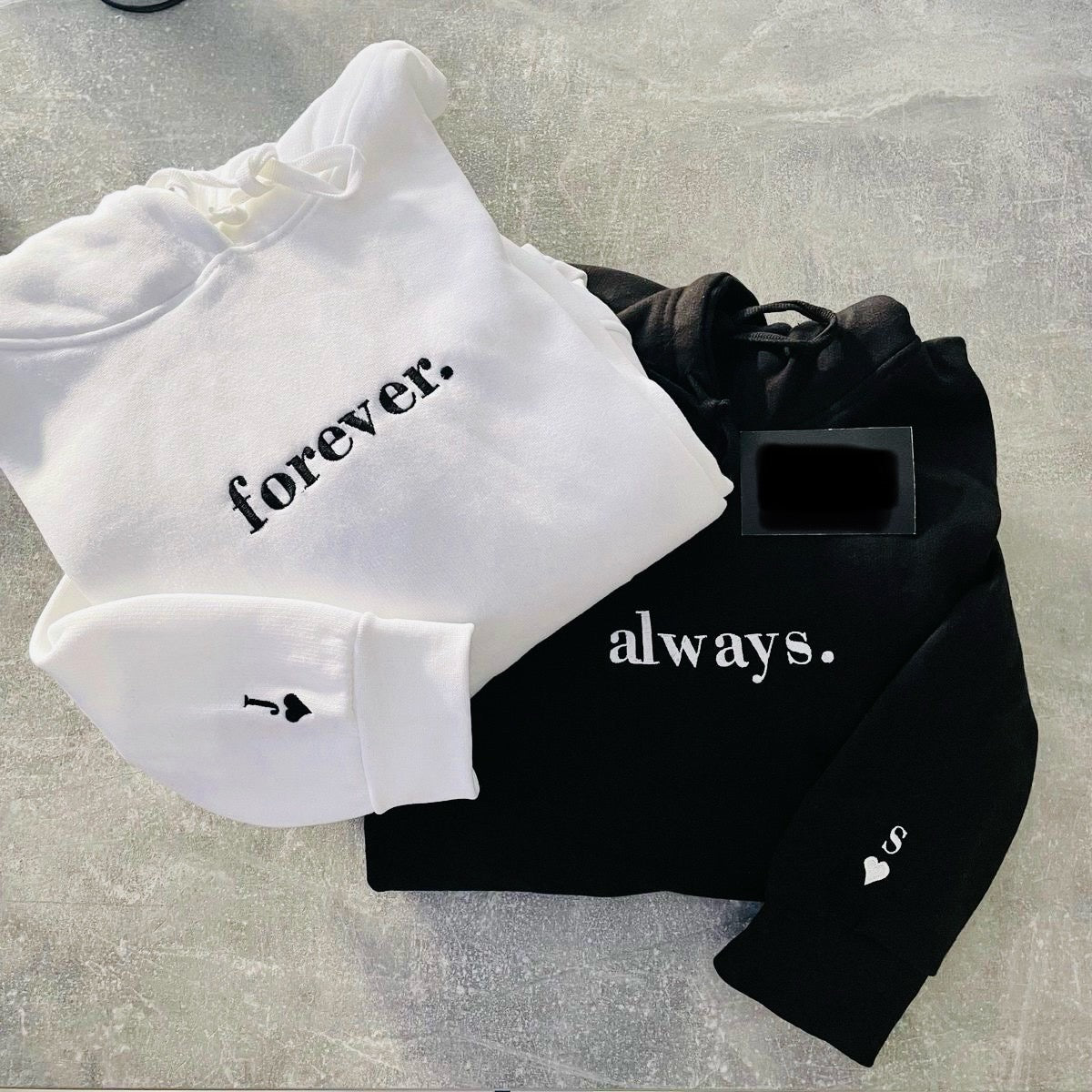 FOREVER & ALWAYS (SINGLE HOODIE ) ADD 2 for 2 HOODIES